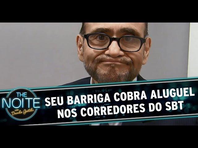 Seu Barriga cobra aluguel nos corredores do SBT