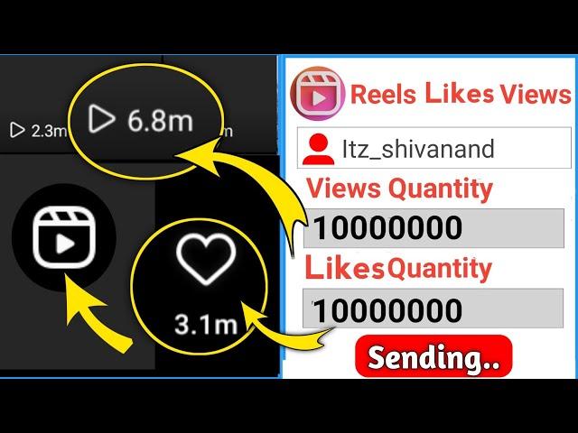 How to increase instagram reels view and likes 2024 | instagram reels par likes view kaise badhaye