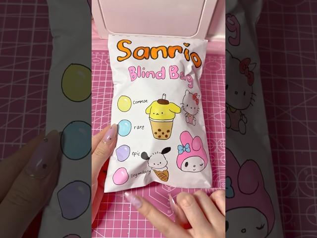 sanrio blind bag  #unboxing #sanrio #asmr#hellokitty#craft #blindbag#diy #papercraft #kpop #shorts