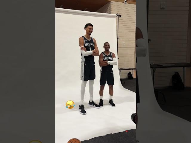 Can't hold back the laughter at media day  #spurs #nba