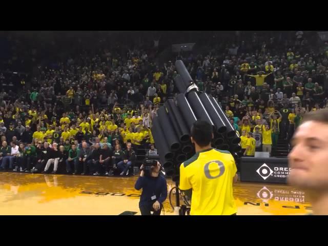 U of Oregon T-Shirt Gatling Gun