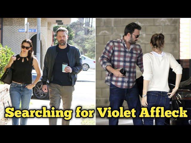 Ben Affleck and Jennifer Garner Seen Searching for Daughter Violet Affleck in Local Neighborhood