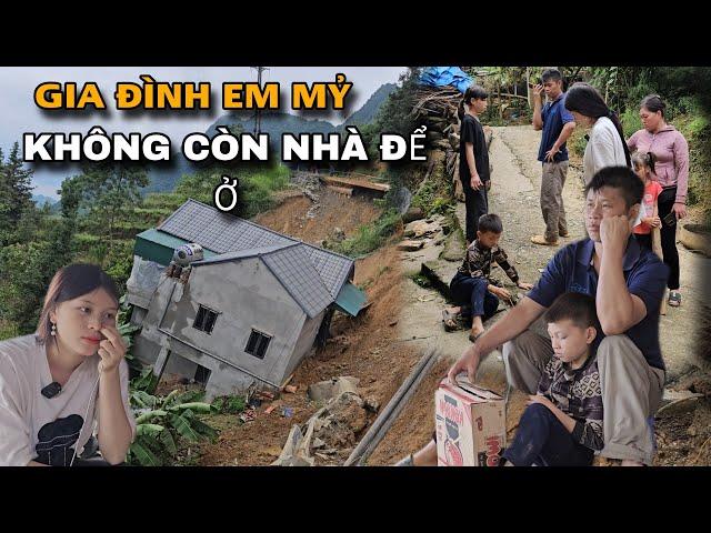 Gia Đình Em Mỷ Không Còn Nhà Để Ở  Sạt Lở Kinh Hoàng Khắp SiMaCai | Em Mỷ TV