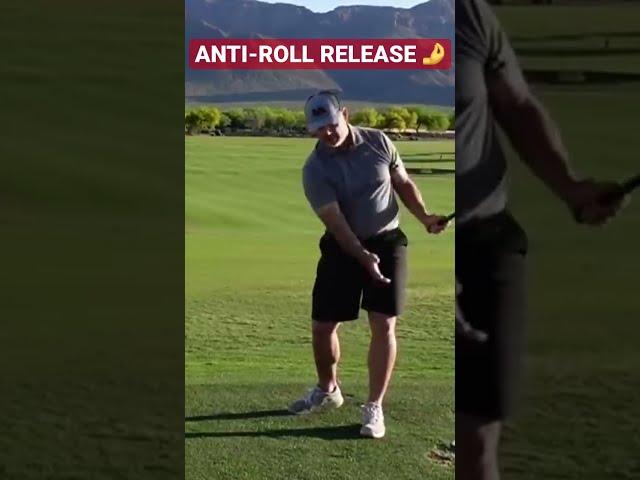 Perfect ANTI-ROLL Release For A Square Clubface!  #golf #shorts