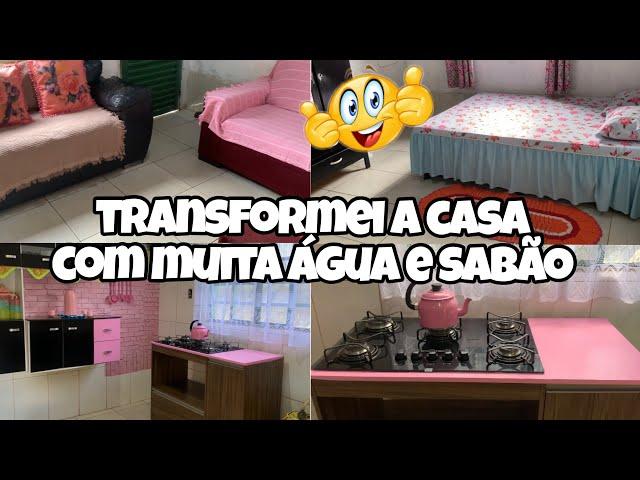 FAXINA COMPLETA| COM MUITA ÁGUA SABÃO E DISPOSIÇÃO | LIMPEZA E ORGANIZAÇÃO DO LAR