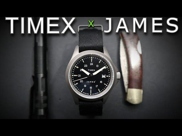 Hands on Timex x James Brand - ALMOST a Good Watch... Automatic Titanium Field Watch 200m WR