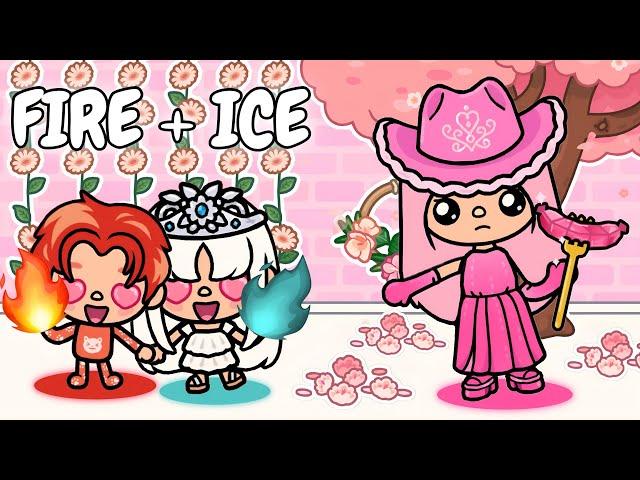 Fire + ICE WAS ADOPTED BY BARBIE GIRL | Toca Life Story | Toca Boca