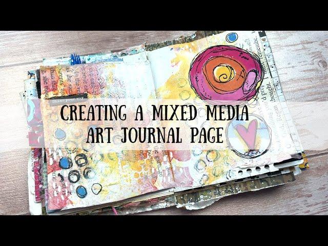 Art Journal Process | Mixed Media Art Journaling | ShanoukiArt