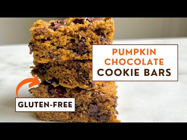 Gluten-Free Pumpkin Chocolate Cookie Bars Recipe You NEED to Try!