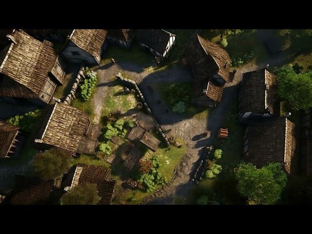 D&D | Medieval Village | Animated Battle Maps