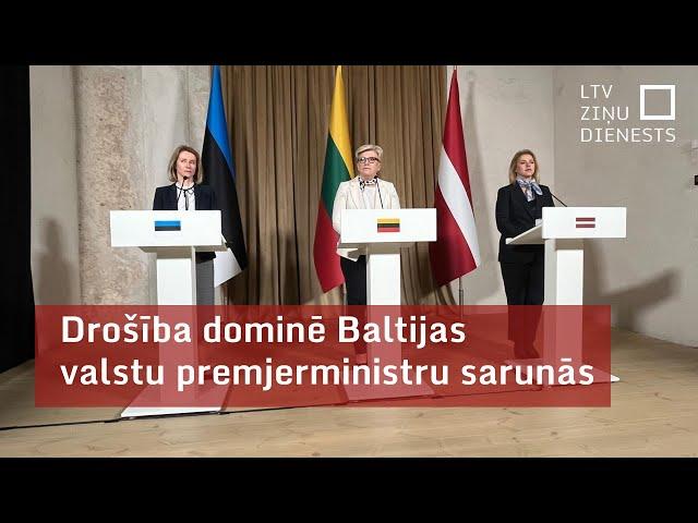 Drošība dominē Baltijas valstu premjerministru sarunās