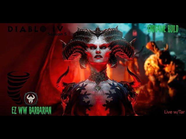 Diablo 4 Season 5 ️WW Barbarian ️🪩Lightning Spear Sorcerer🪩