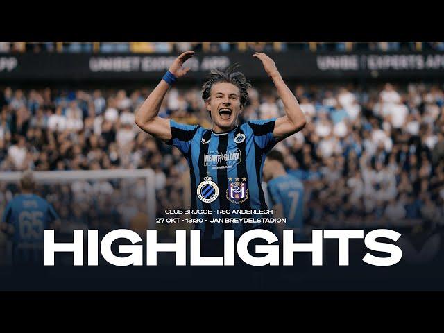 CLUB BRUGGE - RSC ANDERLECHT | HIGHLIGHTS | 2024-2025