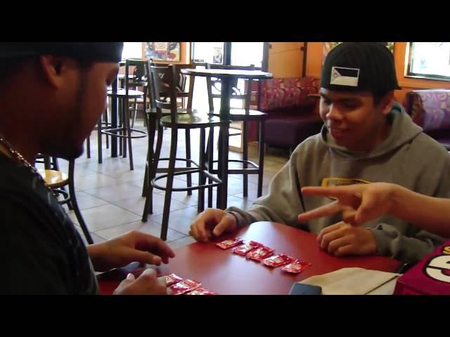 Taco Bell Hot Sauce Challenge! Brandon Vs. StanMan