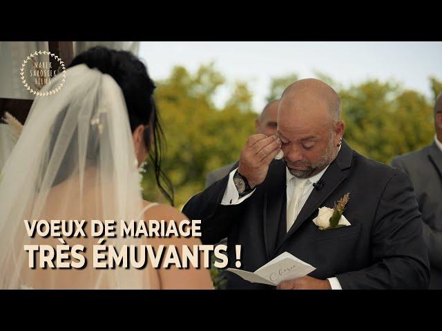 Voeux de mariage très émouvants | Vidéaste de mariage à Montréal