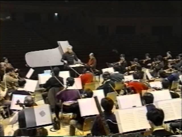 CHERKASSKY AND SVETLANOV REHEARSE TCHAIKOVSKY'S SECOND PIANO CONCERTO.
