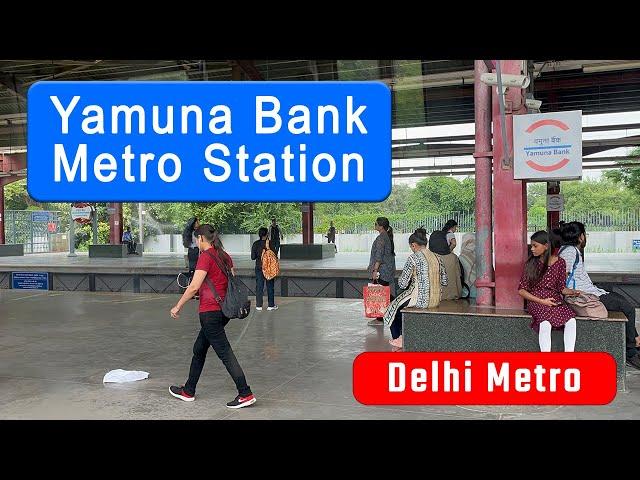 Yamuna Bank Metro Station || Delhi Metro Interchange Station