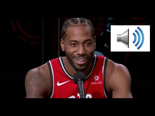 Kawhi Leonard Laugh Sound Effect 