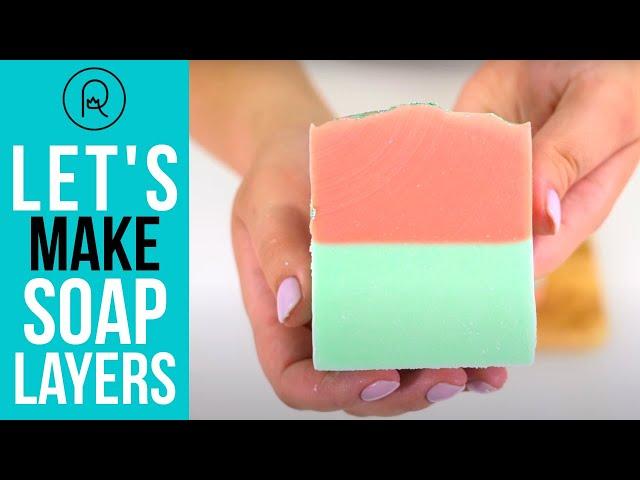 How to Make Layers in Cold Process Soap | Royalty Soaps