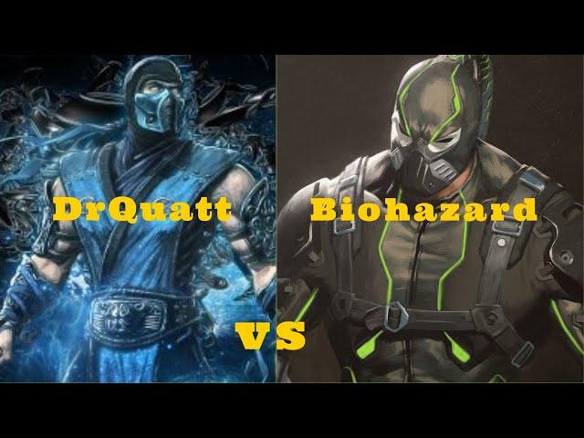 Injustice 2: DrQuatt (Sub-Zero) vs BiohazardCMNDR (Bane) CGL Tournament