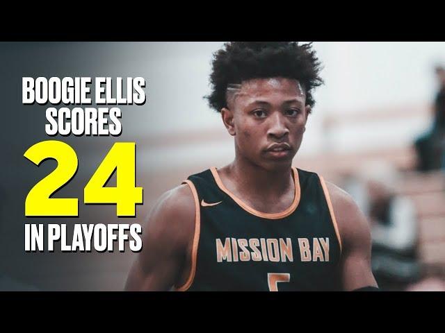 Duke Commit Boogie Ellis Scores 24 in Playoff Game - Full Highlights