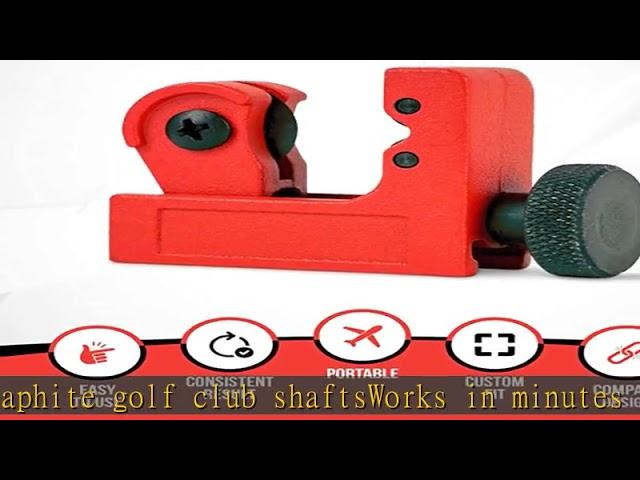 The Golfer's Workshop Golf Club Shaft Cutter - Use for Steel or Graphite Shafts to Create DIY Custo