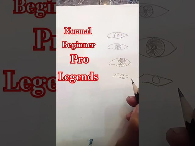 How to draw normal eyes watch till end  legend #shorts #art #sketch #attitude