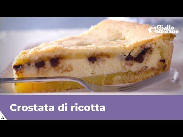 CROSTATA DI RICOTTA CON GOCCE DI CIOCCOLATO