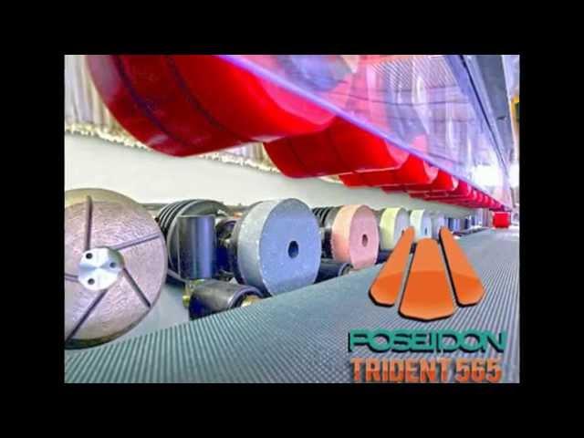 Poseidon TRIDENT Inline Belt Polisher for High Production of Polished Top Edges