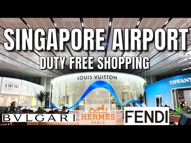 OVERNIGHT AT SINGAPORE AIRPORT ️ DUTY FREE QUIET LUXURY SHOPPING HAUL: LV, CHARLES & KEITH, BVLGARI