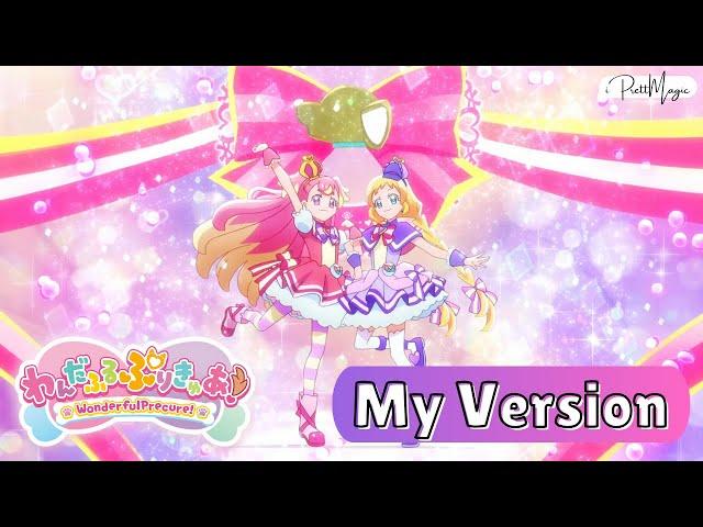 [1080p] Cure Wonderful & Cure Friendy Transformation {My Version} (Wonderful Precure)