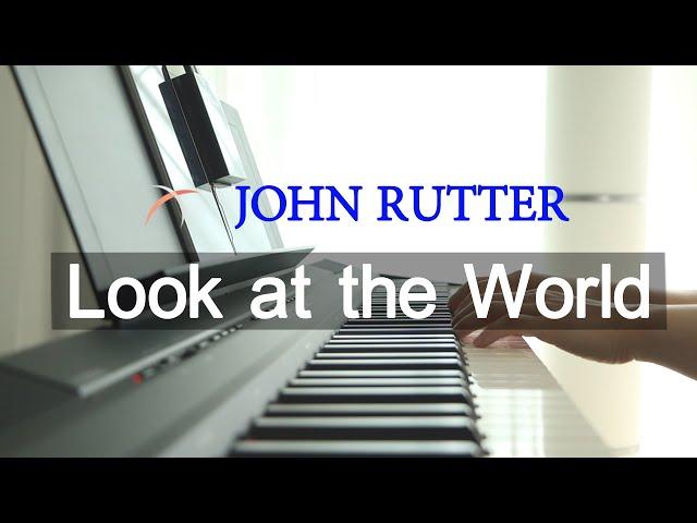  [ John Rutter ] Look at the World - 4 HANDS