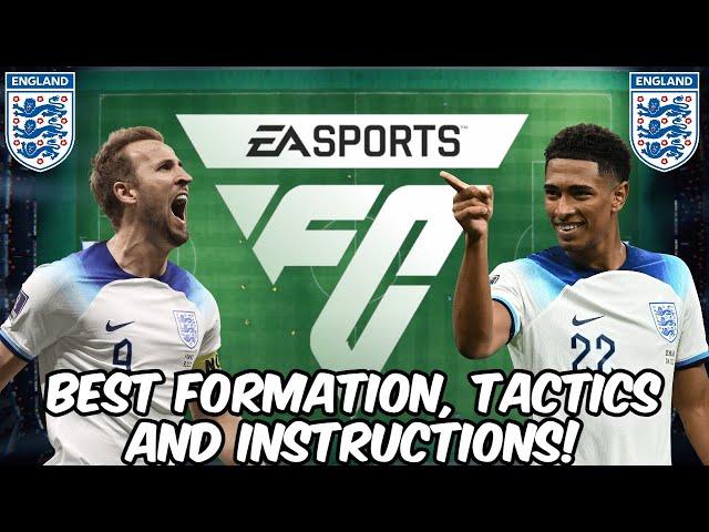 EA FC 24 - BEST ENGLAND Formation, Tactics and Instructions