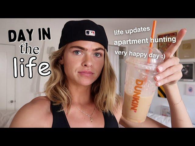 happy girl vlog! DAY IN THE LIFE | finding my dream apartment, pumpkin spice latte, life update