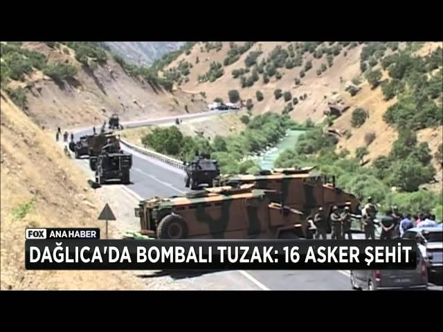 Türkiye'nin acı günü: 16 şehit