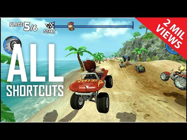 Beach Buggy Racing ALL Shortcuts