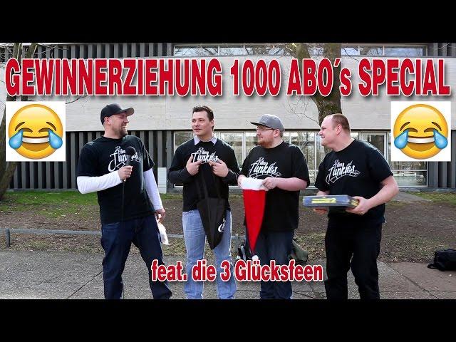 Gewinnerziehung 1000er Abonennten Special feat. die 3 Glücksfeen
