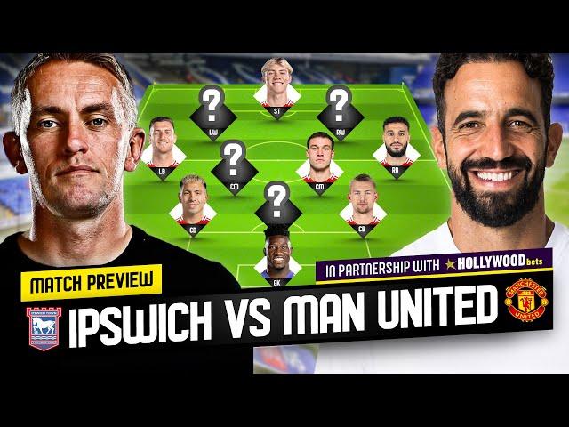 Rúben Amorim's FIRST Game In Charge! Ipswich vs Man United Tactical Preview