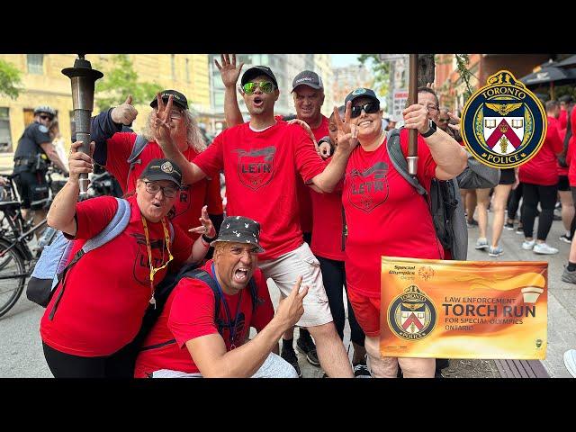 Toronto Police Service Law Enforcement Torch Run for Special Olympics Ontario 2023