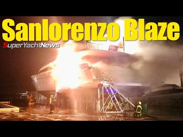 Superyacht Tender crashes onto Rocks | Sanlorenzo Yacht Destroyed by Fire | SY New Ep417