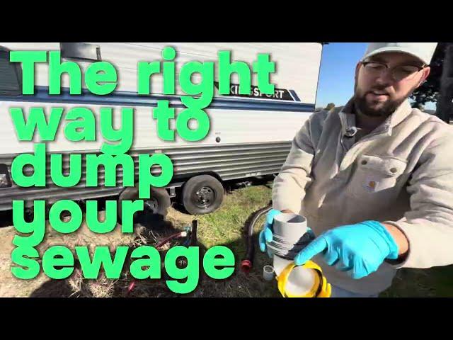 For Dummies - How to Dump RV Sewage