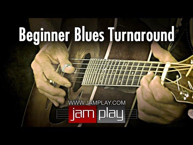 Blues Guitar Lesson - Easy Beginner Blues Turnaround