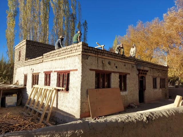 An Adobe House Restoration|Shey,Ladakh.