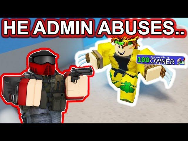 1V1 WITH THE OWNER OF ARSENAL.. | ROBLOX