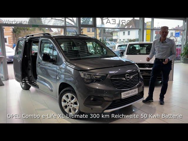 OPEL Combo e Life XL Ultimate 300 km Reichweite 50 Kwh Batterie