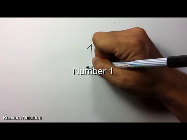 How To Turn Numbers Into Birds  Numbers 1-5 Jamarie Favorite Things To Watch