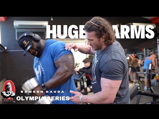 Mr Olympia 2023 series | Arms workout 11,5 weeks out | Samson Dauda