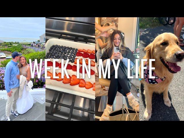 VLOG: new hair!!! getting extensions, 4th of July, Nantucket, + more!