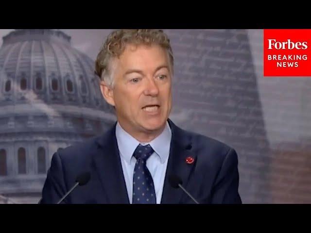 'Too Much Power': Rand Paul Warns About CISA