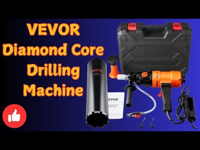  Handheld Wet Concrete Core Drill Rig | Vevor Diamond Core Drilling Machine 